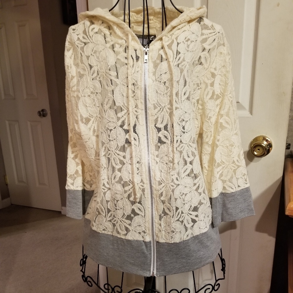 Free People DayTrip Lace Cardigan